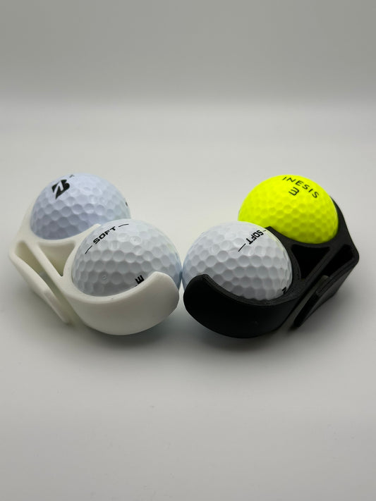 Dubbele golfbalclip – riemhouder voor snelle toegang